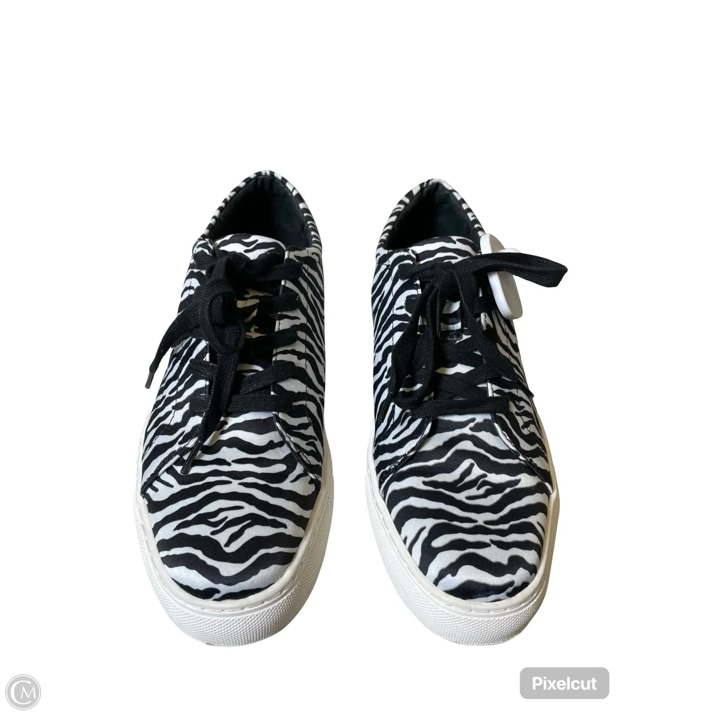 Shoes Sneakers By Katy Perry In Zebra Print, Size: 9