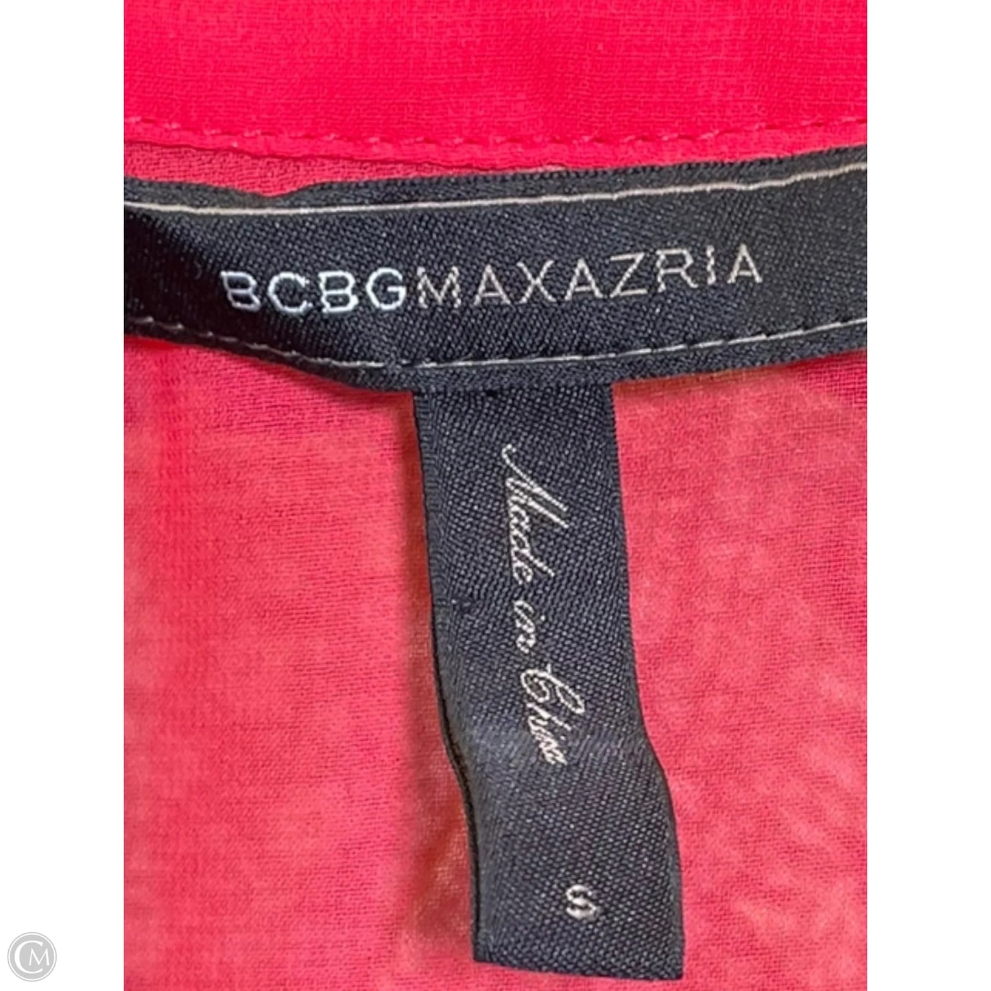 Top Short Sleeve By Bcbgmaxazria In Red, Size: S
