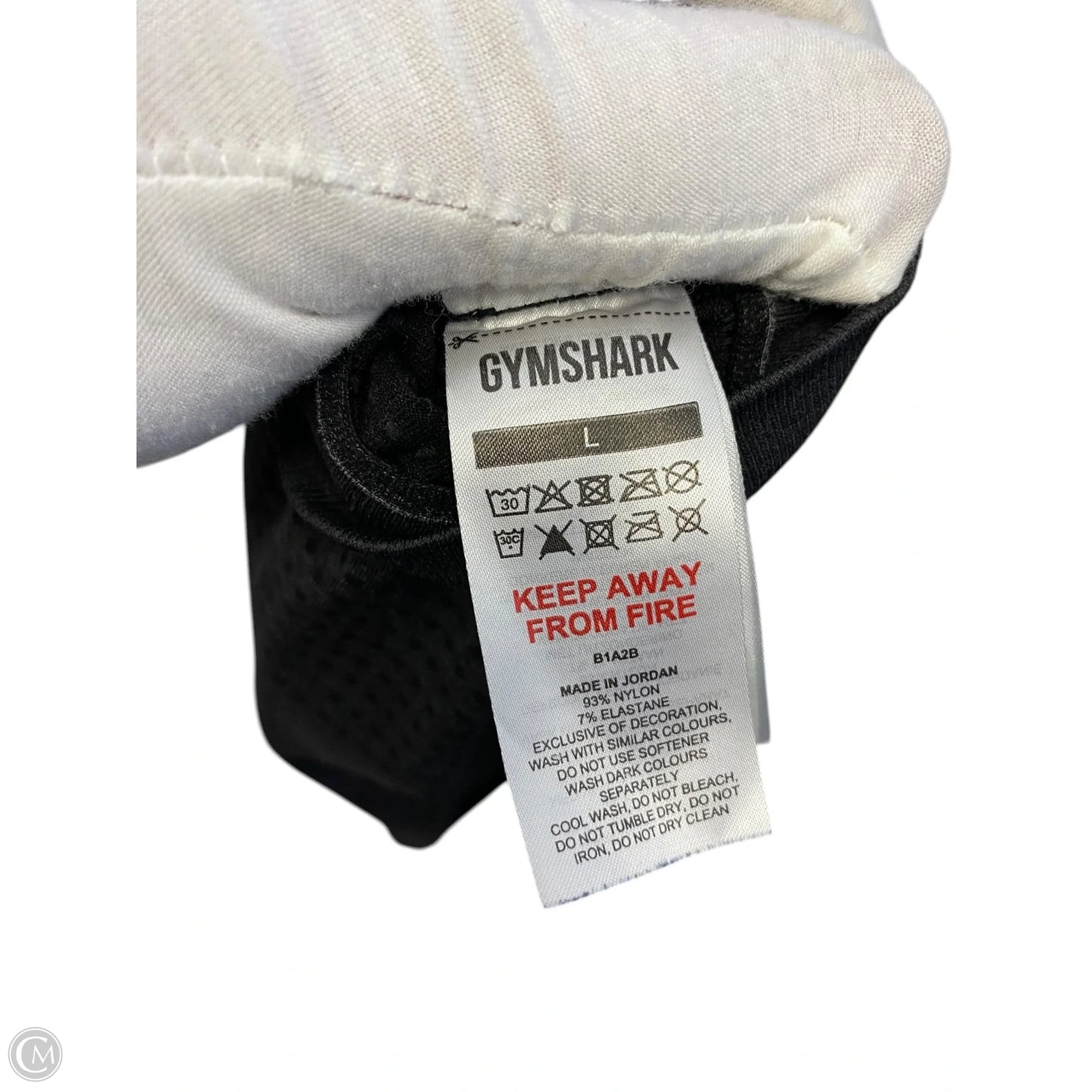 Athletic Leggings By Gym Shark In Grey, Size: L