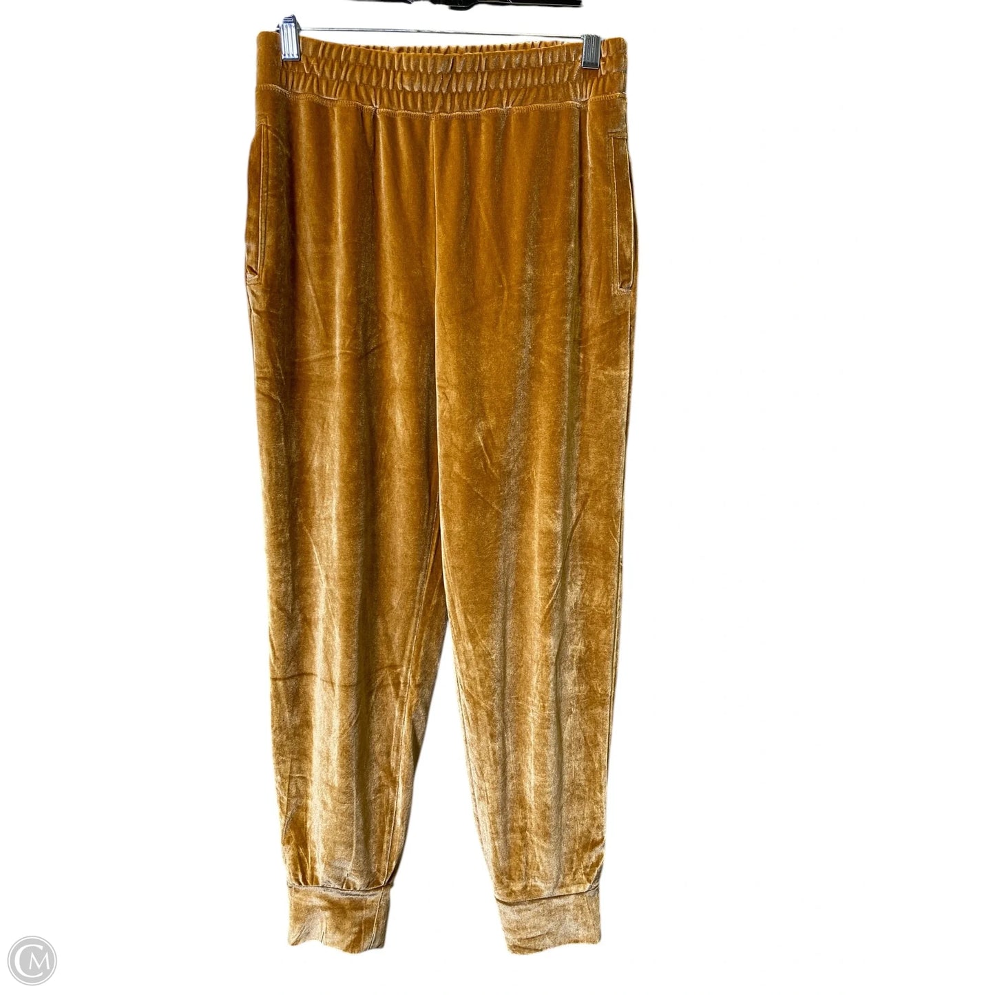 Athletic Pants By Fabletics In Gold, Size: S