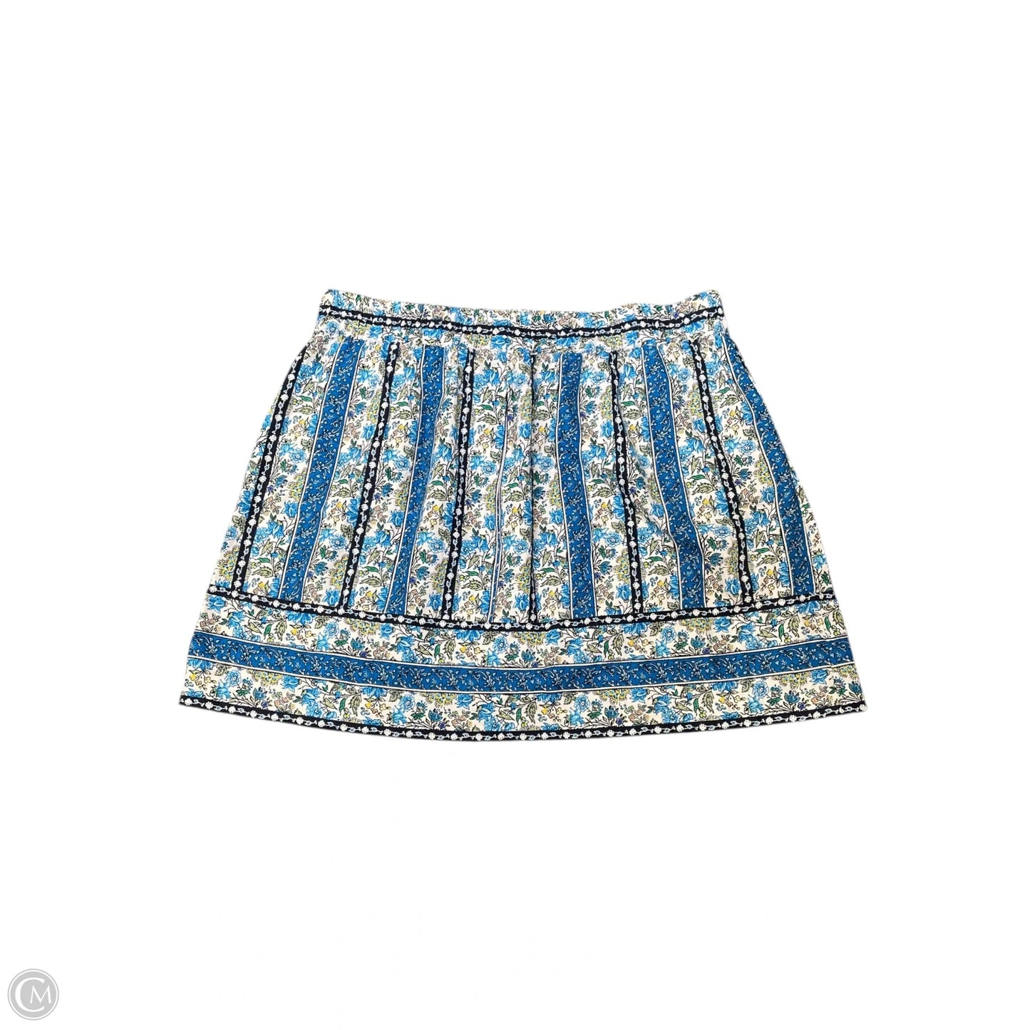 Skirt Midi By Loft In Floral Print, Size: Xl