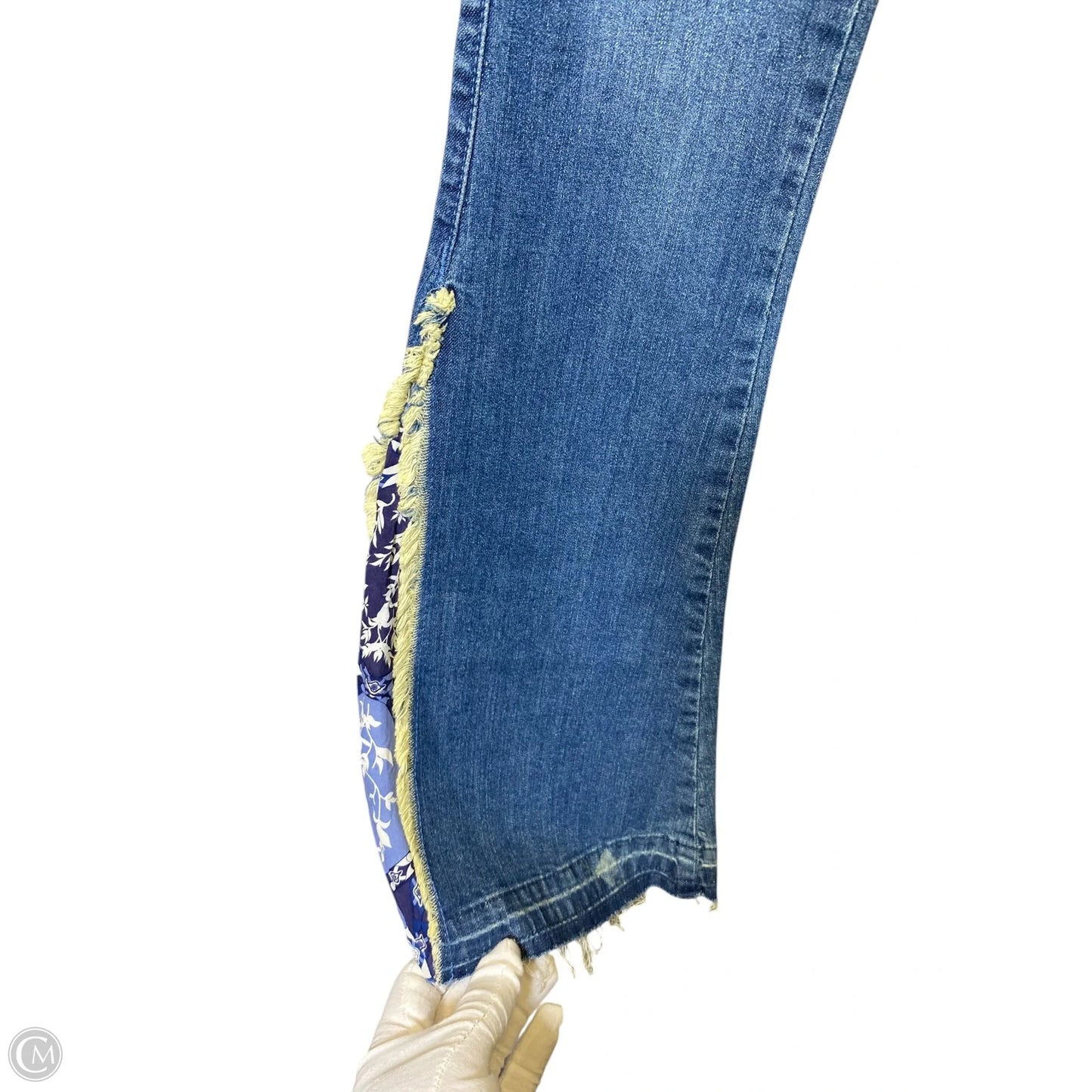 Jeans Boot Cut By White Crow In Blue Denim, Size: 0