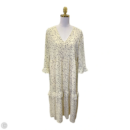 Dress Casual Maxi By Clothes Mentor In Black & Yellow, Size: Xs