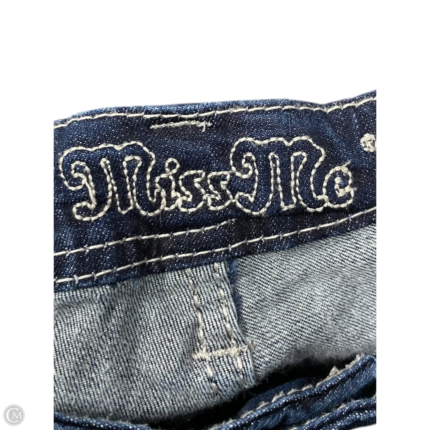 Jeans Boot Cut By Miss Me In Blue Denim, Size: 4
