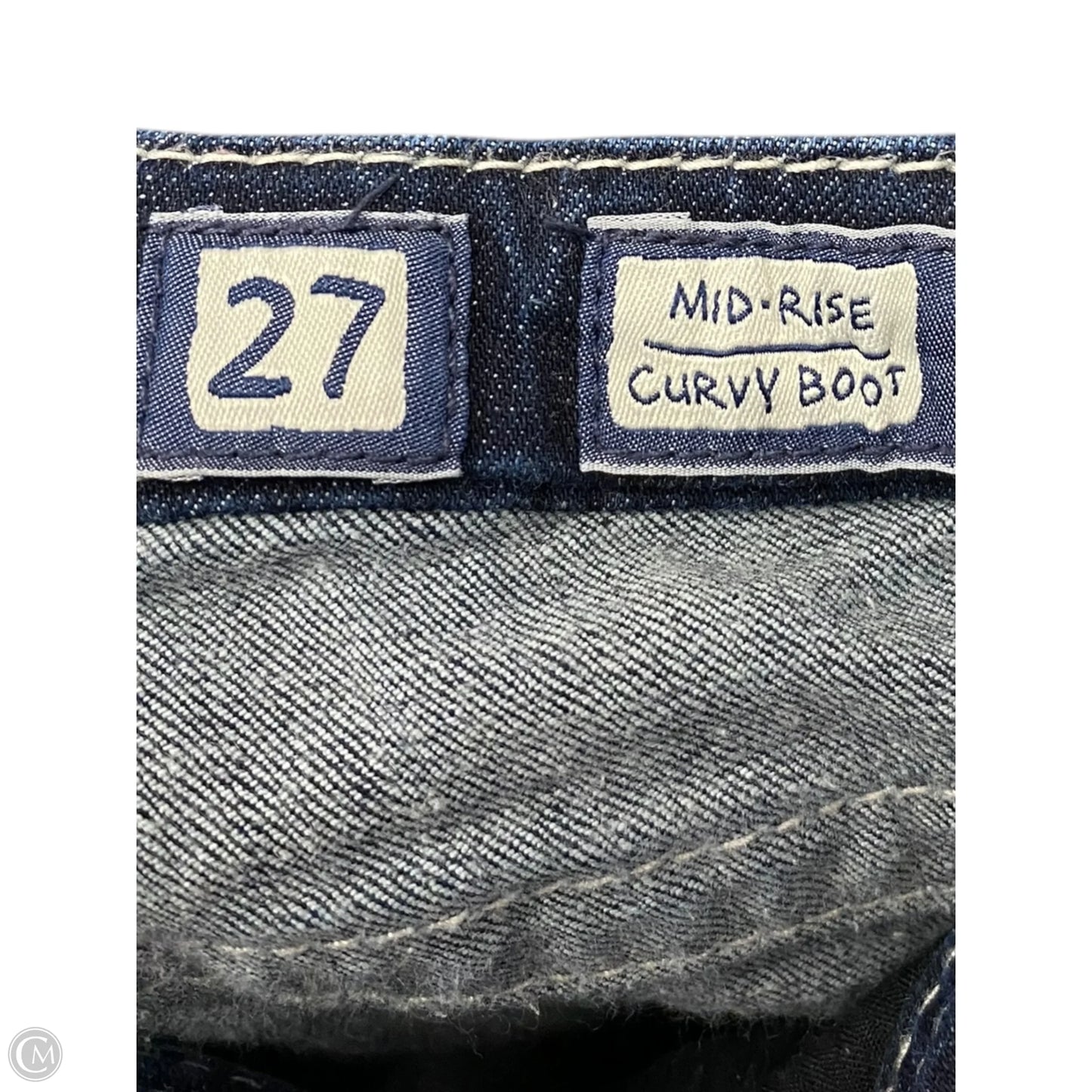 Jeans Boot Cut By Miss Me In Blue Denim, Size: 4