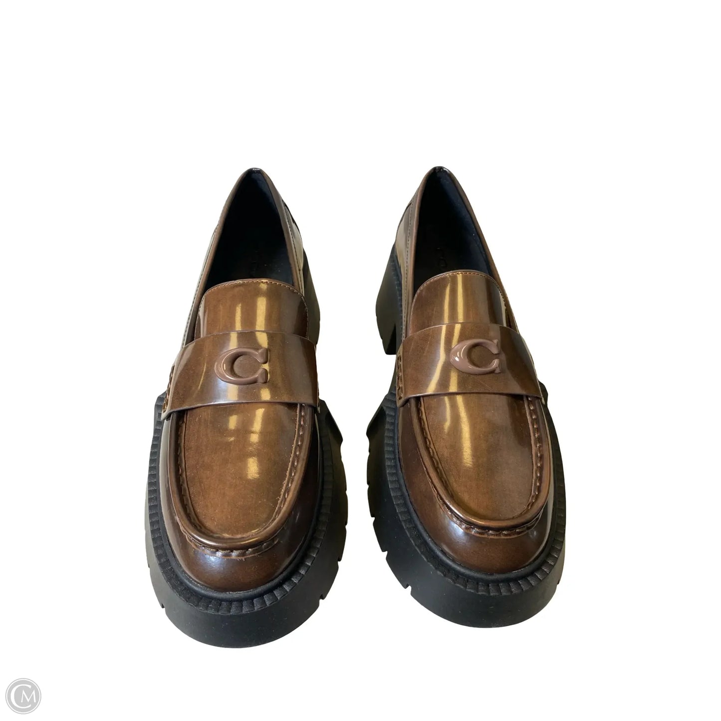 Shoes Designer By Coach In Brown, Size: 8.5