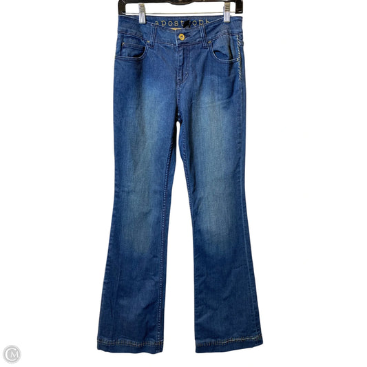 Jeans Boot Cut By Apostrophe In Blue Denim, Size: 2