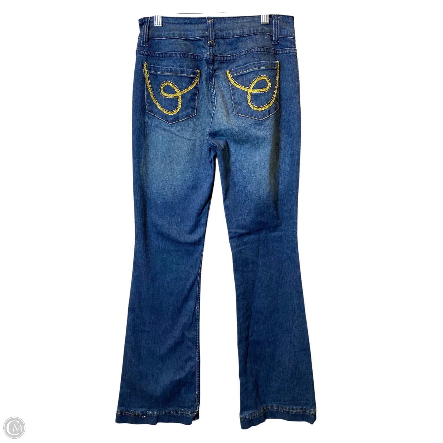 Jeans Boot Cut By Apostrophe In Blue Denim, Size: 2