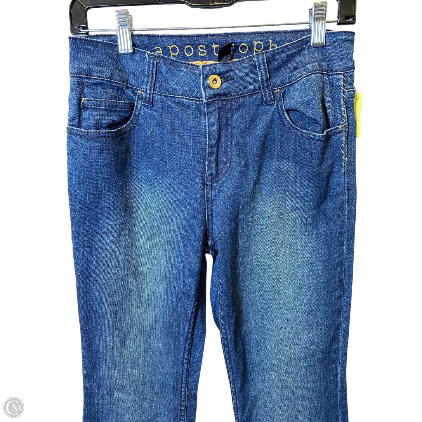 Jeans Boot Cut By Apostrophe In Blue Denim, Size: 2