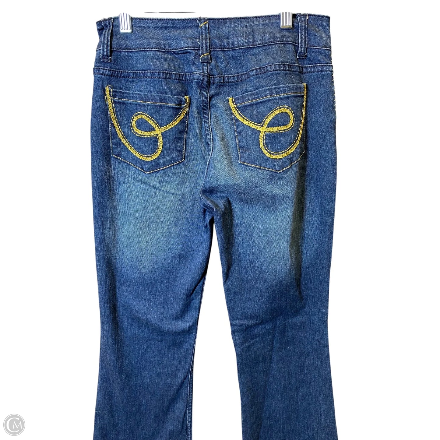 Jeans Boot Cut By Apostrophe In Blue Denim, Size: 2