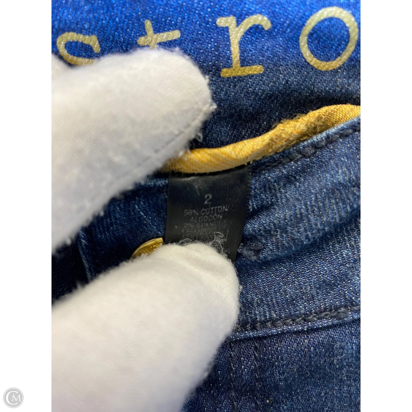 Jeans Boot Cut By Apostrophe In Blue Denim, Size: 2