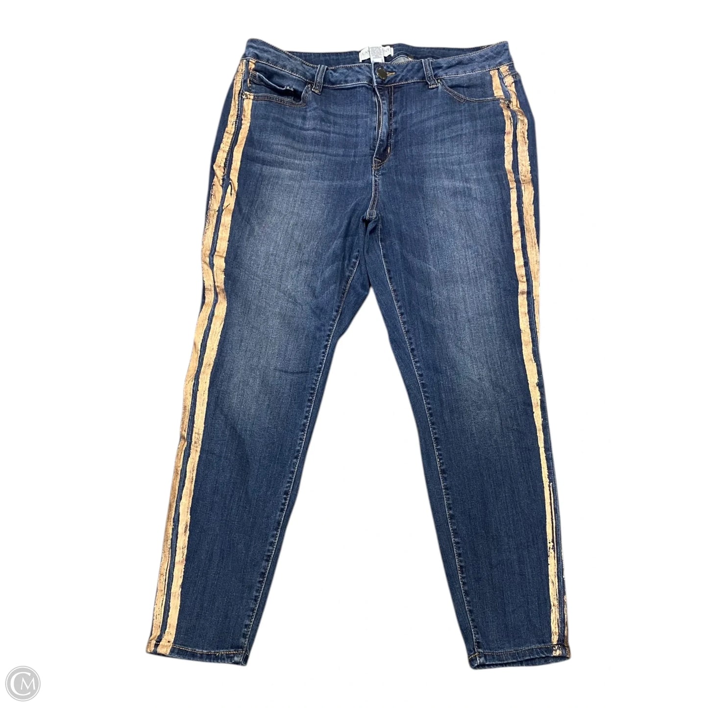 Jeans Skinny By Lane Bryant In Blue Denim, Size: 18