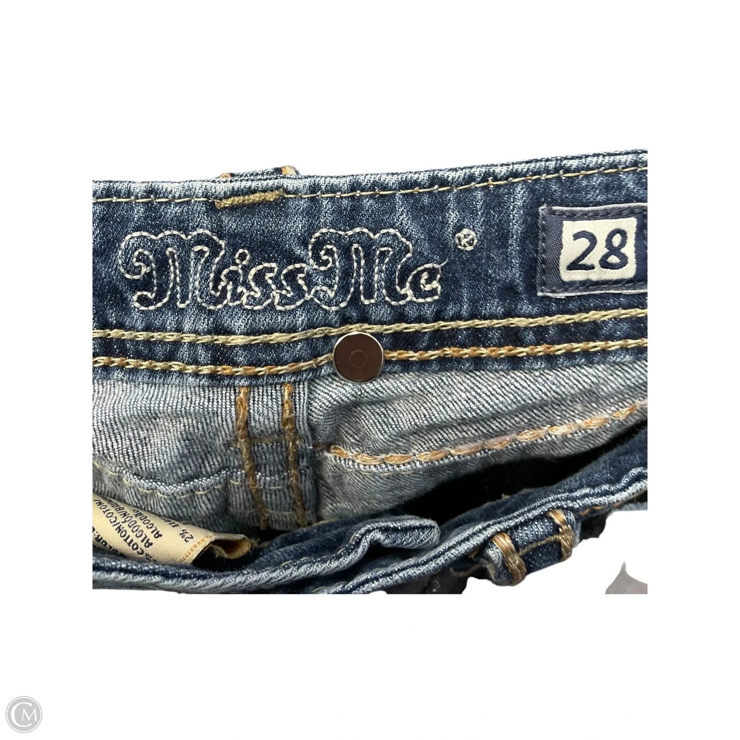 Jeans Boot Cut By Miss Me In Blue Denim, Size: 6