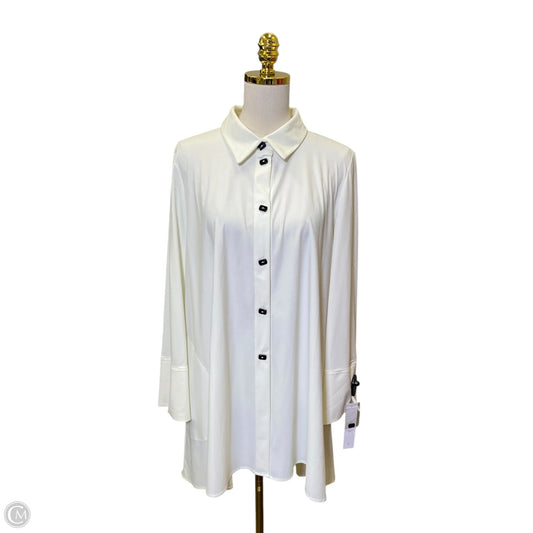 Dress Casual Midi By Ic By Connie K In White, Size: L