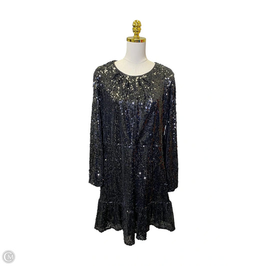 Dress Party Midi By Simply Vera In Black, Size: Xl