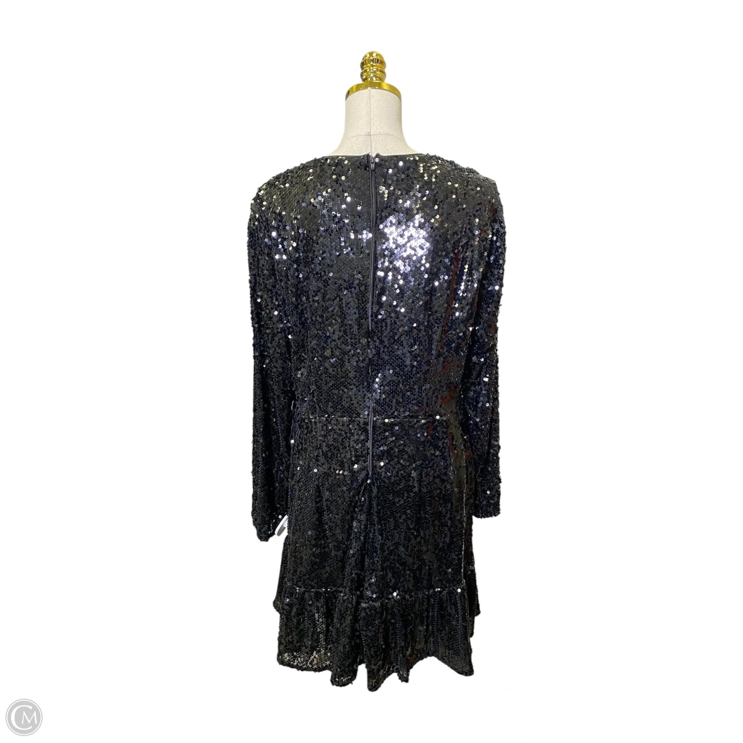 Dress Party Midi By Simply Vera In Black, Size: Xl