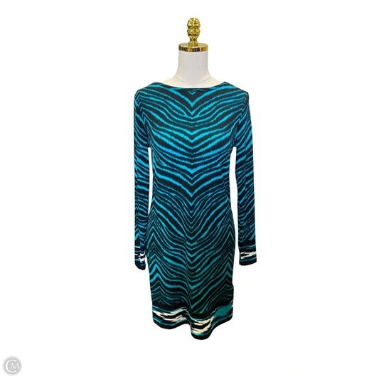 Dress Designer By Michael Kors In Black & Blue, Size: S