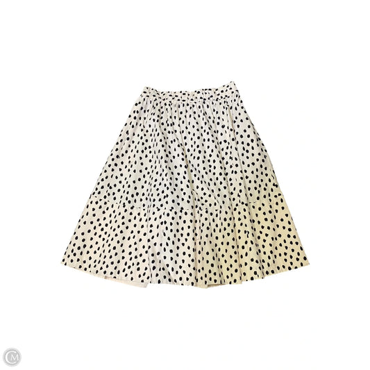 Skirt Designer By Kate Spade In Black & Cream, Size: 6
