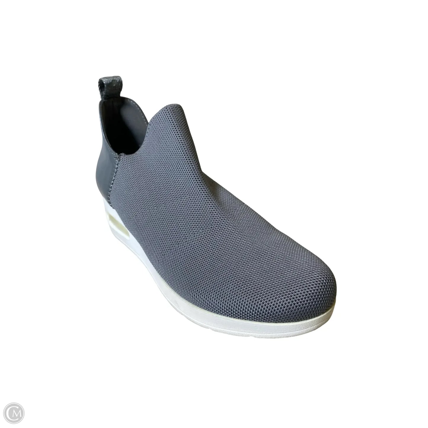 Shoes Heels Wedge By Dkny In Grey, Size: 8