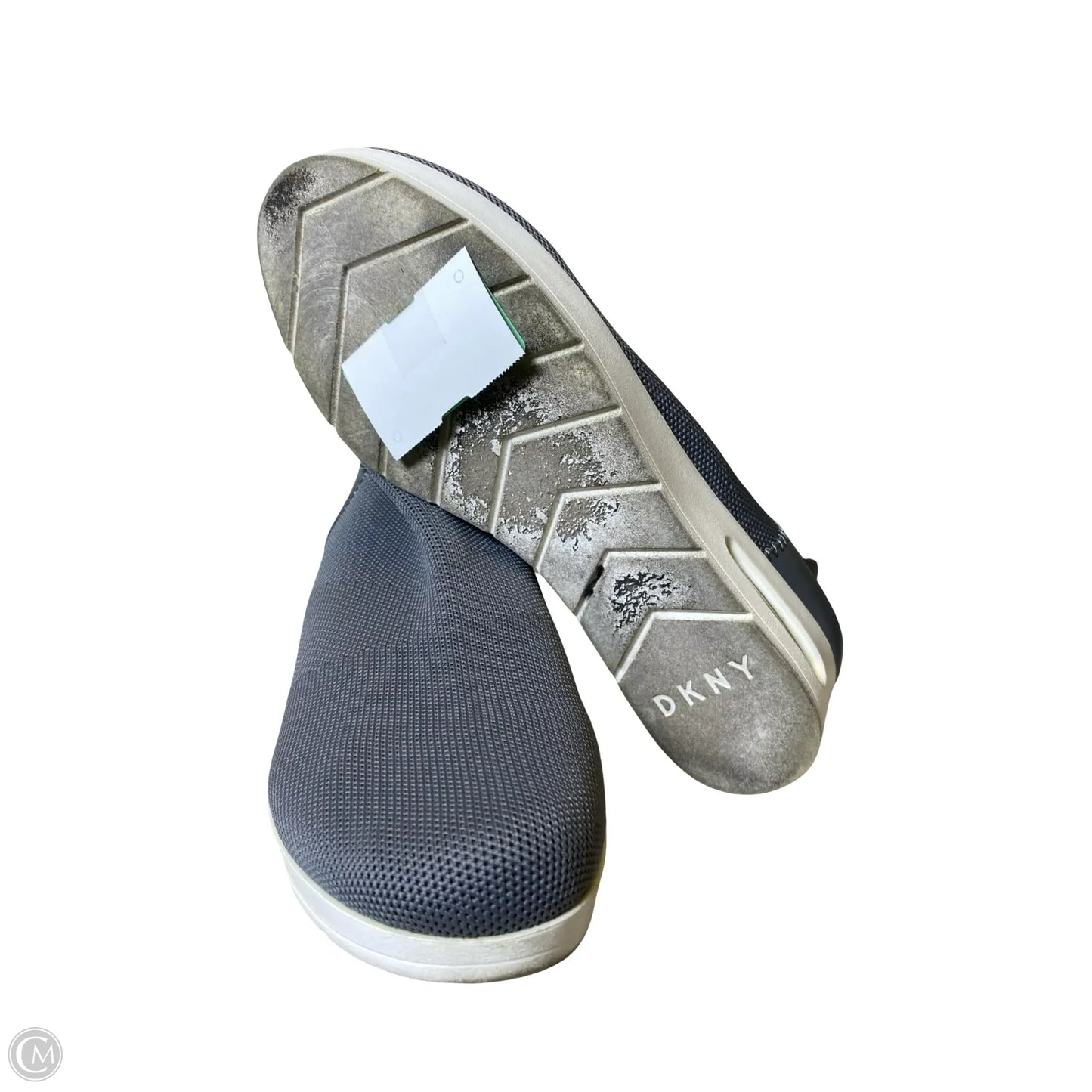 Shoes Heels Wedge By Dkny In Grey, Size: 8