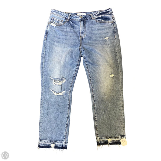 Jeans Straight By Clothes Mentor In Blue Denim, Size: 16