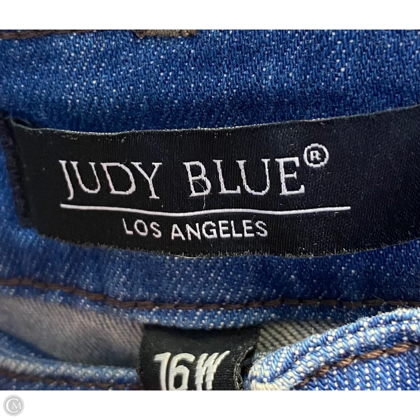 Jeans Boyfriend By Judy Blue In Blue Denim, Size: 16