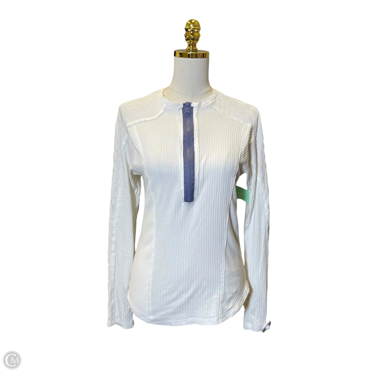 Top Long Sleeve By Free People In Cream, Size: L