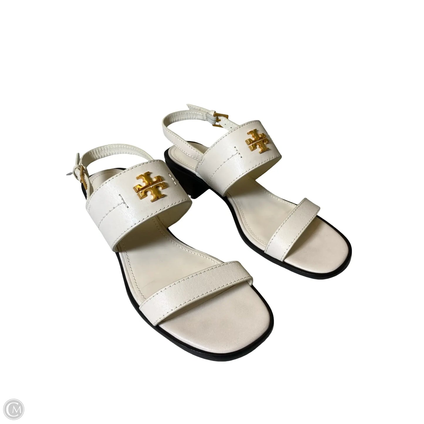 Sandals Designer By Tory Burch In Cream, Size: 8