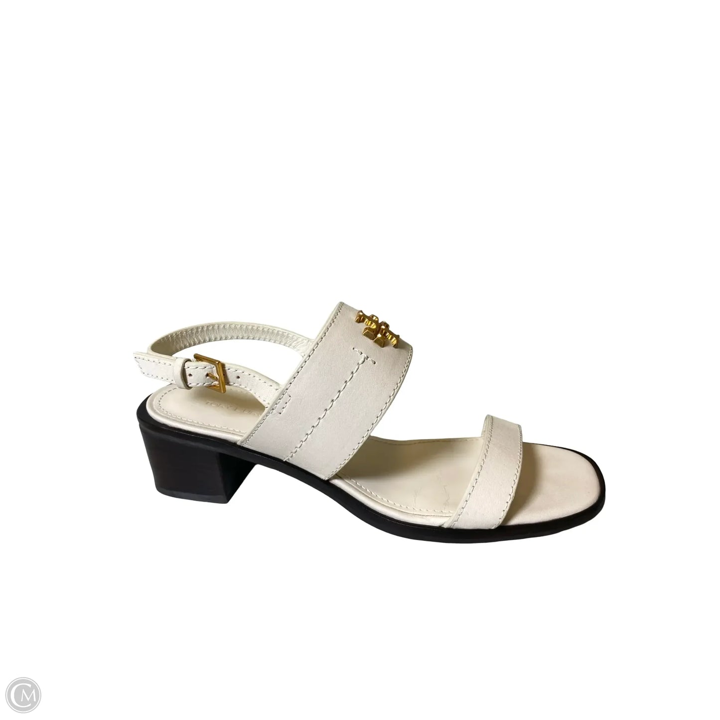 Sandals Designer By Tory Burch In Cream, Size: 8