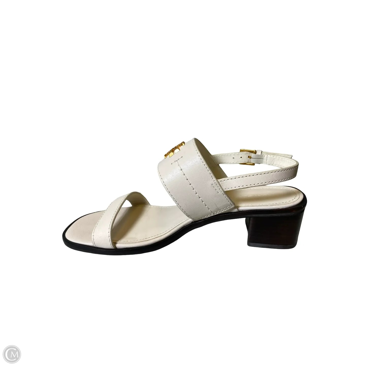 Sandals Designer By Tory Burch In Cream, Size: 8