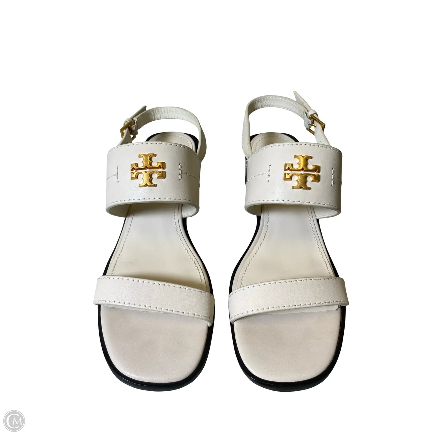 Sandals Designer By Tory Burch In Cream, Size: 8
