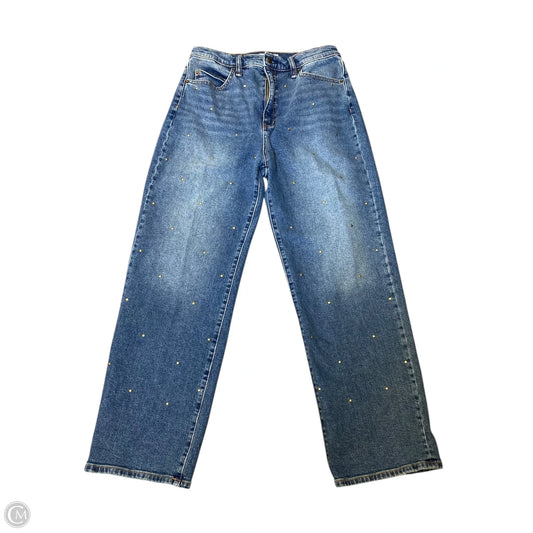 Jeans Wide Leg By Jessica Simpson In Blue Denim, Size: 8