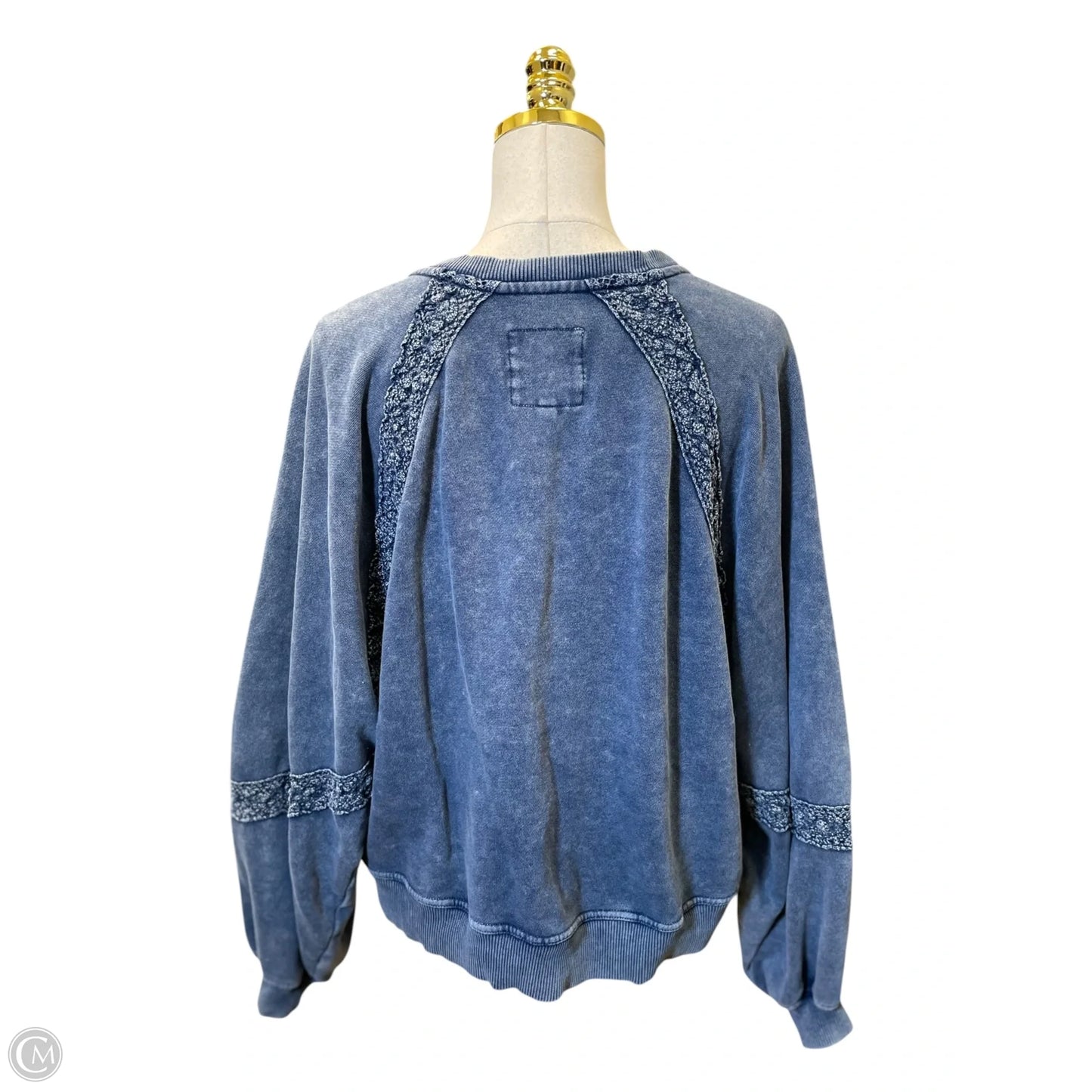 Sweatshirt Crewneck By Aerie In Blue, Size: S
