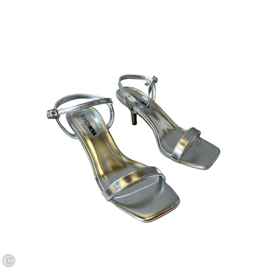 Shoes Heels Stiletto By Fashion Nova In Silver, Size: 6.5