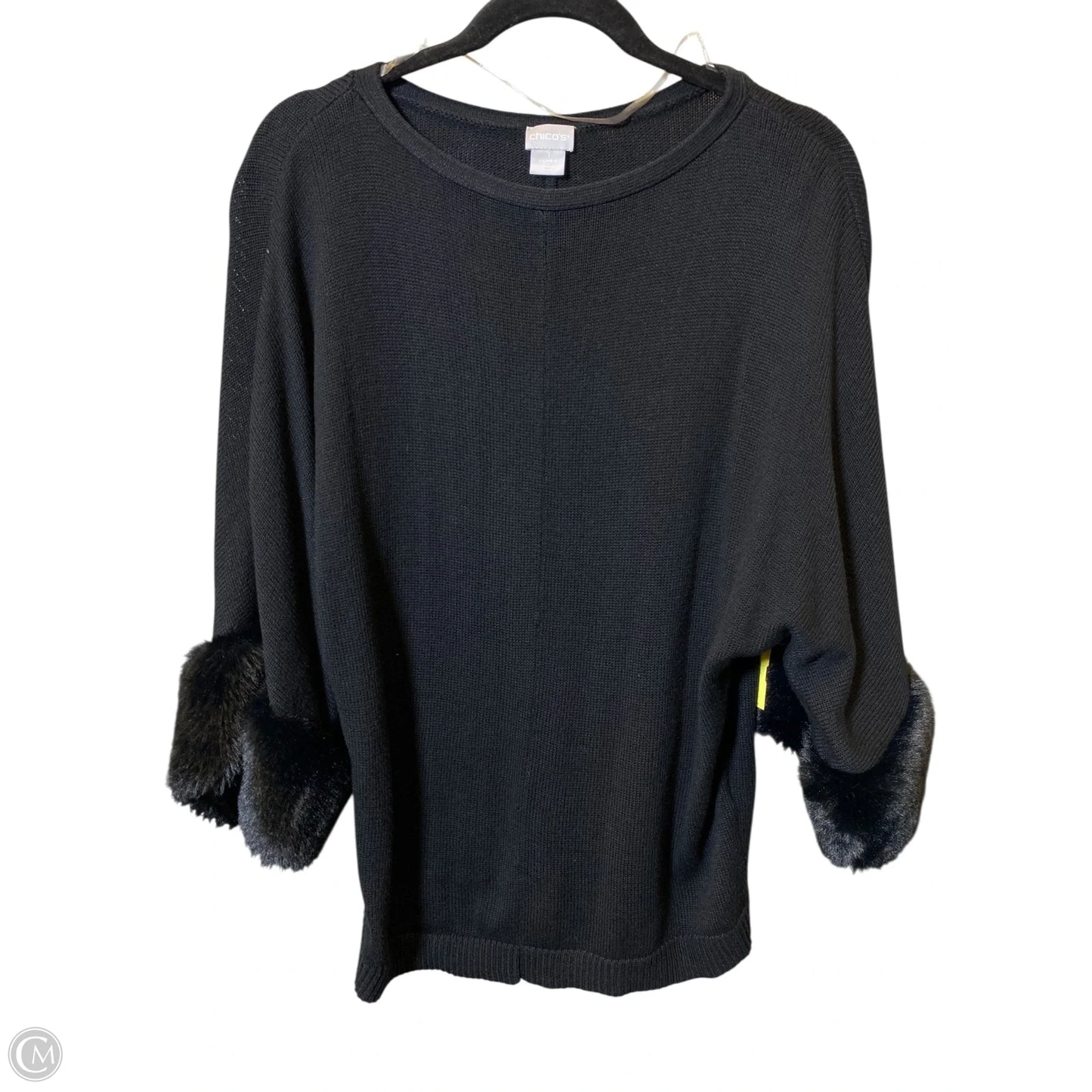 Sweater By Chicos In Black, Size: M