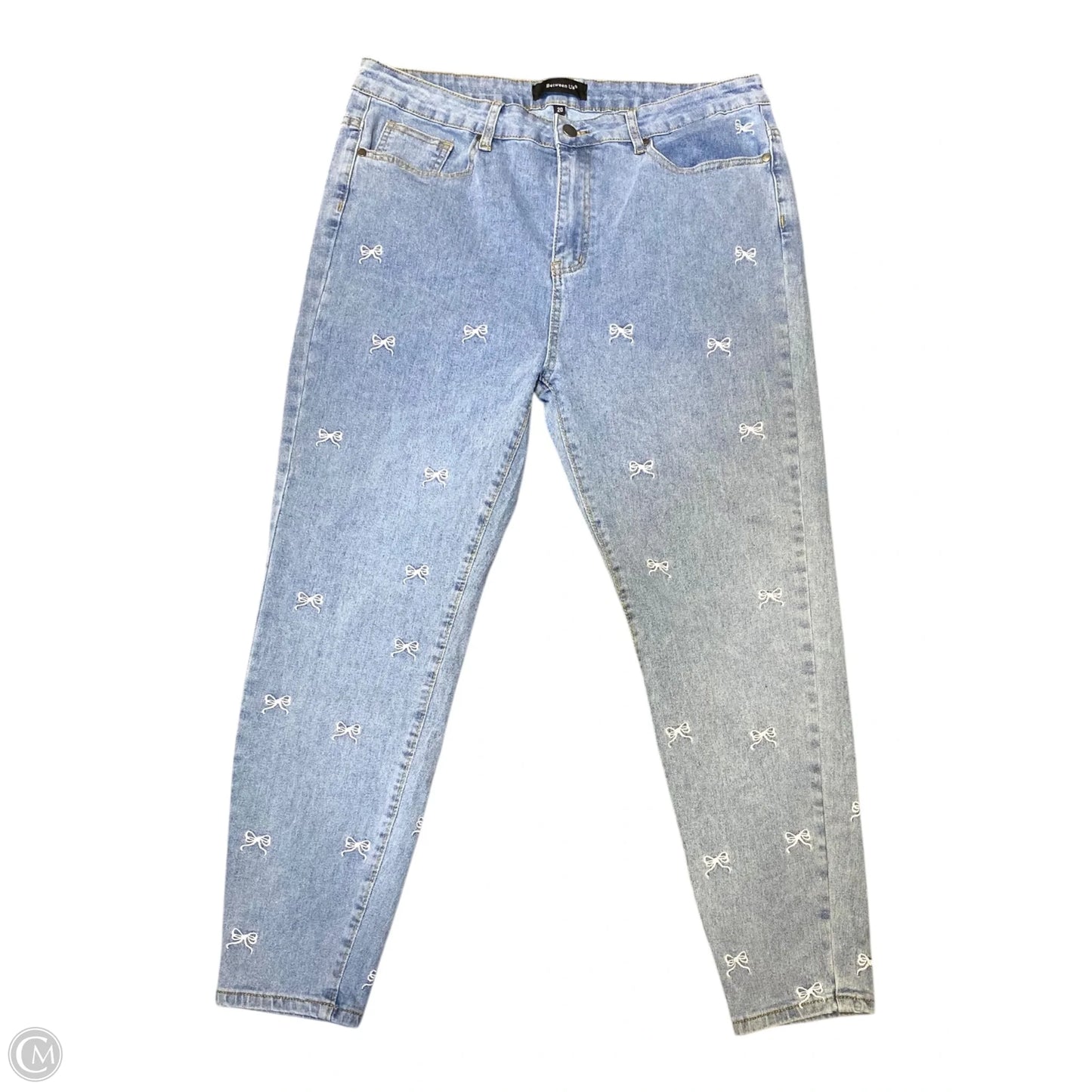 Jeans Straight By Clothes Mentor In Blue Denim, Size: 20