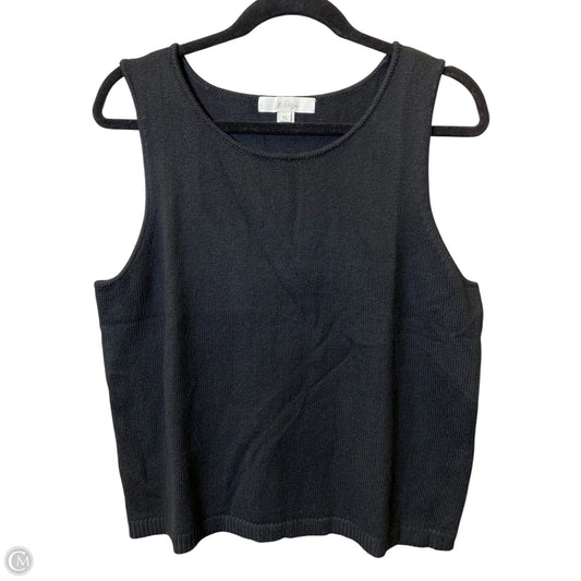 Vest Designer By Lilly Pulitzer In Black, Size: Xl