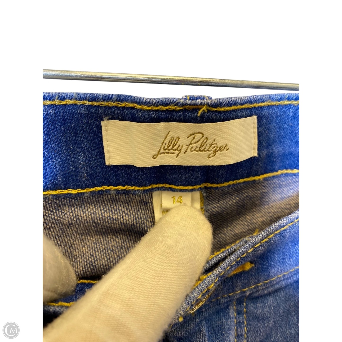 Jeans Designer By Lilly Pulitzer In Blue Denim, Size: 14