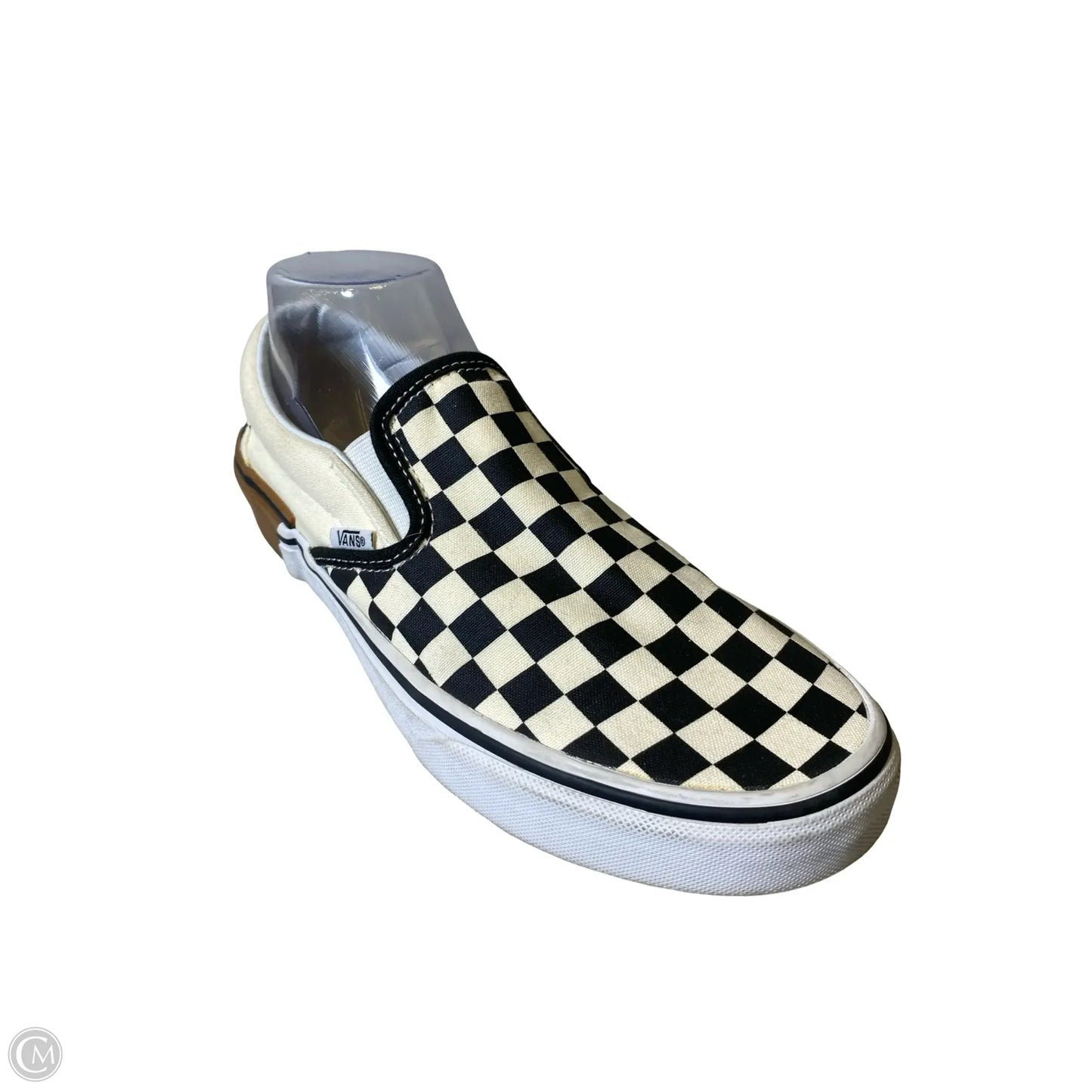 Shoes Flats By Vans In Checkered Pattern, Size: 9