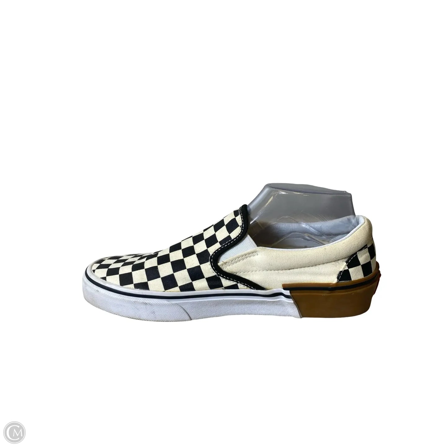 Shoes Flats By Vans In Checkered Pattern, Size: 9