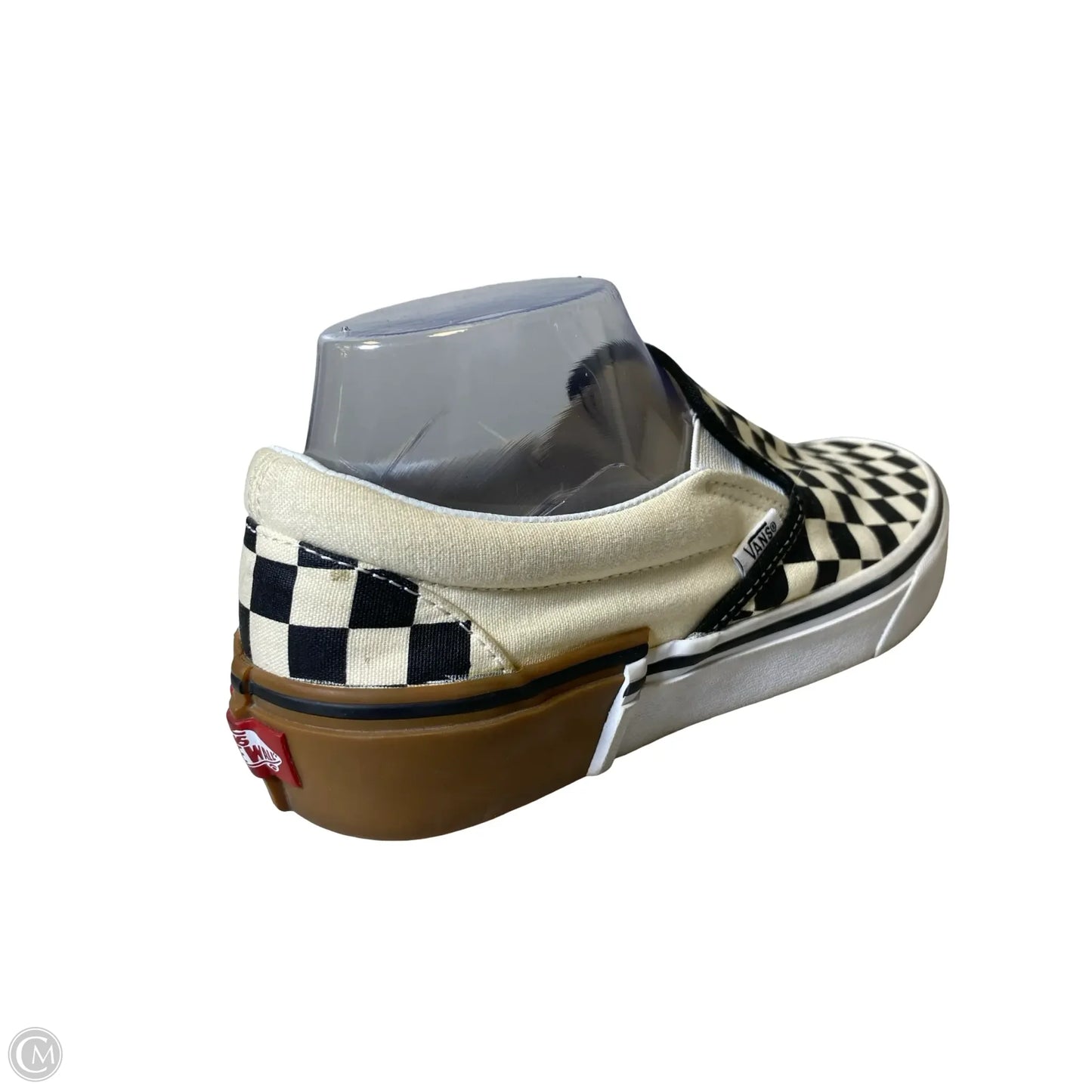 Shoes Flats By Vans In Checkered Pattern, Size: 9