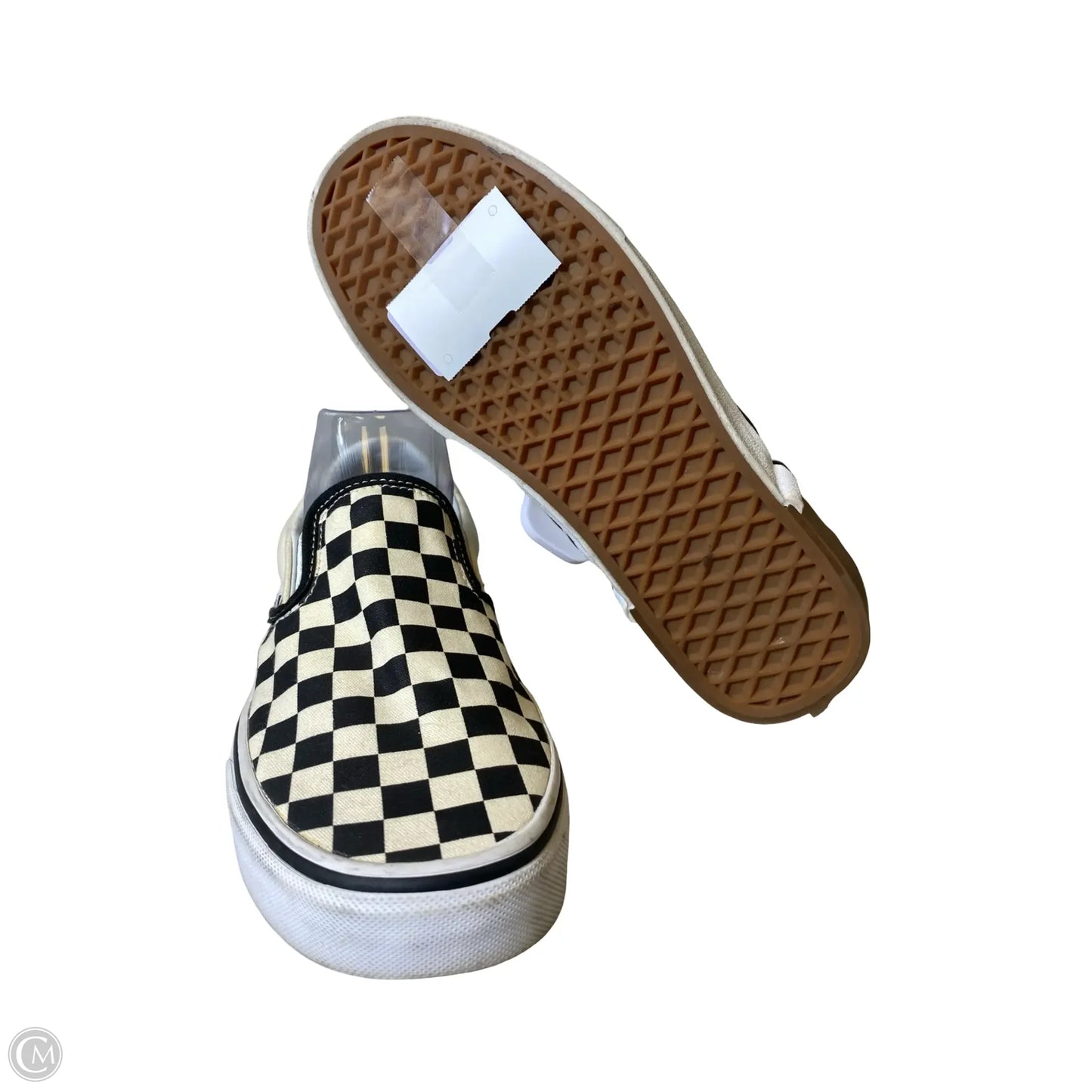Shoes Flats By Vans In Checkered Pattern, Size: 9
