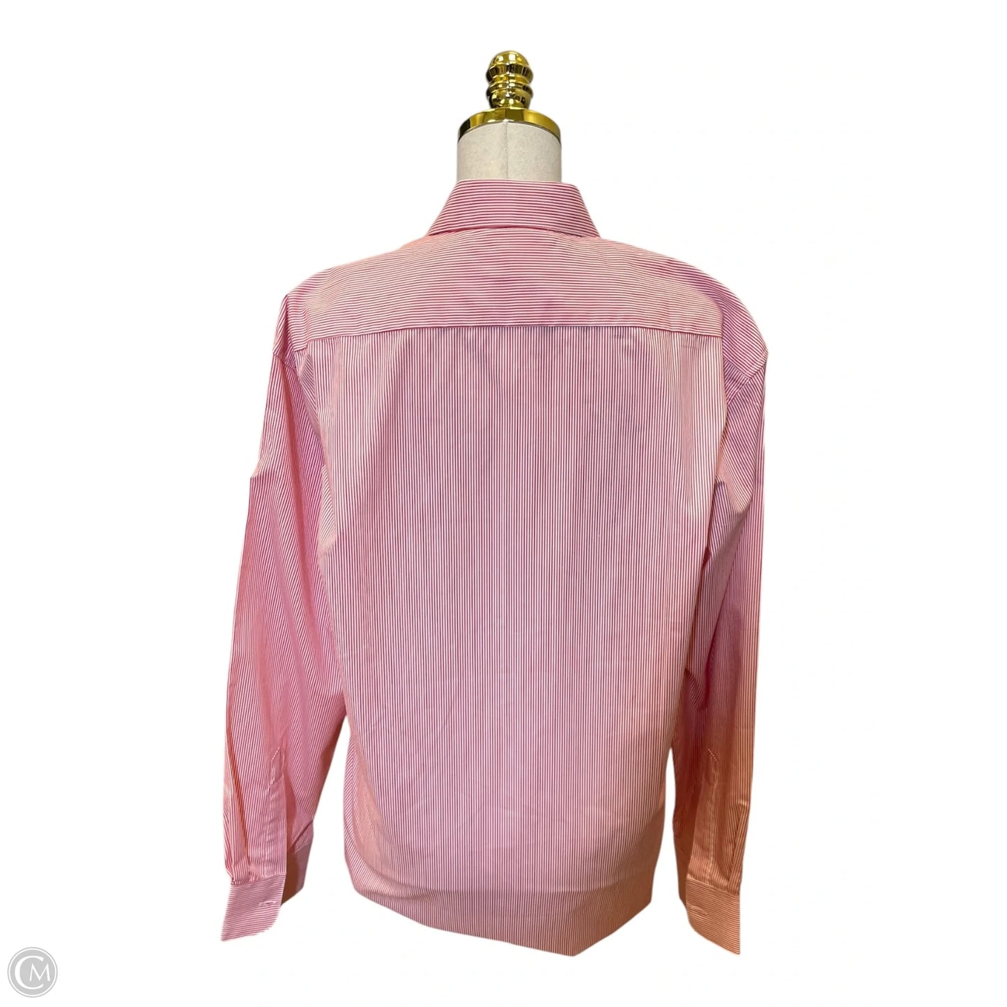 Top Long Sleeve By Clothes Mentor In Red & White, Size: M