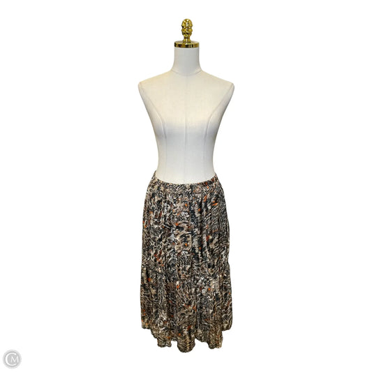 Skirt Midi By Clothes Mentor In Multi-colored, Size: M