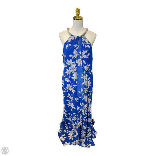 Dress Casual Maxi By Calvin Klein In Floral Print, Size: Xl