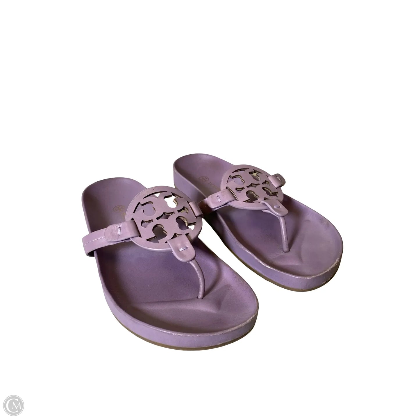 Sandals Designer By Tory Burch In Purple, Size: 7