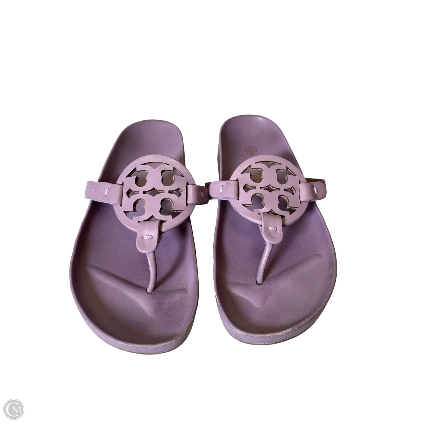 Sandals Designer By Tory Burch In Purple, Size: 7