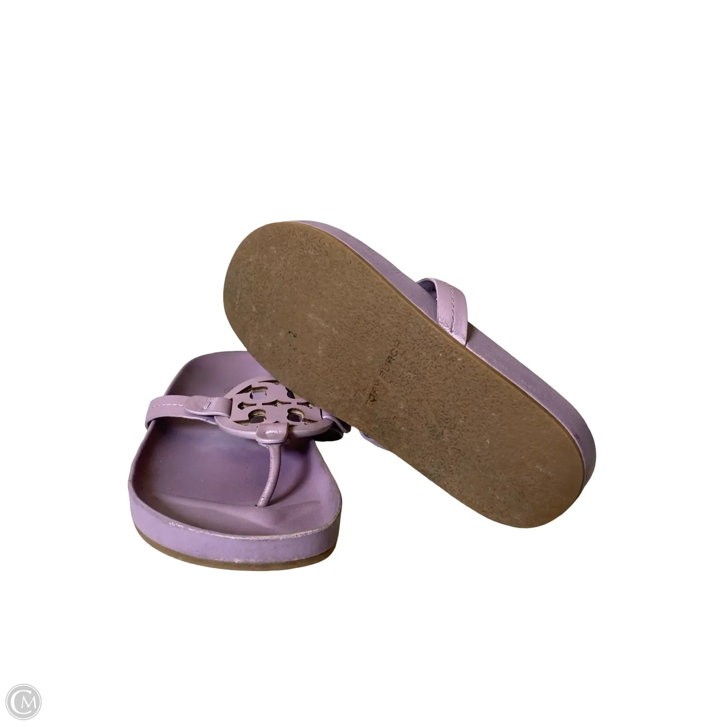Sandals Designer By Tory Burch In Purple, Size: 7