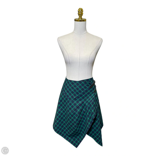 Skirt Midi By Clothes Mentor In Plaid Pattern, Size: Xs