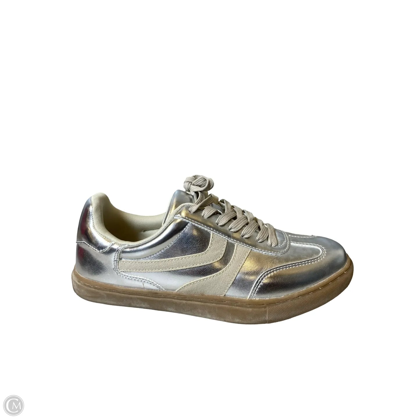 Shoes Sneakers By Torrid In Silver, Size: 8.5
